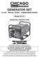 GENERATOR SET 5.5 HP - RECOIL START W/2400W RATED