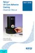 Relius UV-Cure Adhesive Coating Dispenser Manual