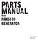 PARTS MANUAL RGX5100 GENERATOR. Model. PUB-GP6767 Rev. 07/09