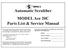 Automatic Scrubber MODEL Ace 20C Parts List & Service Manual