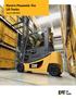 Electric Pneumatic Tire Lift Trucks. Capacity: 3,000-4,000 lb