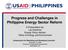 Progress and Challenges in Philippine Energy Sector Reform