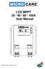 LCD MPPT 20 / 40 / 60 / 100A User Manual