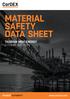 MATERIAL SAFETY DATA SHEET TADIRAN HIGH ENERGY LITHIUM BATTERY
