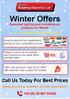 Winter Offers. Essential lighting and maintenance products for Winter Our Great Deals, Your Great Gifts. Call Us Today For Best Prices