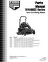 Reproduction. Not for. Parts Manual. IS1500ZX Series Zero-Turn Riding Mower