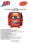 ATD-5922 RECHARGEABLE 12 VOLT 22 AMP/HOUR JUMP START OWNERS MANUAL