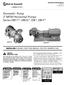 Domestic Pump 2 NPSH Horizontal Pumps Series HB17, HB35, DB, DB-F