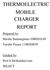 THERMOELECTRIC MOBILE CHARGER REPORT