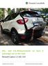 NO x - and CO 2 -Measurements on Euro 6 passenger car on the road Renault Captur 1.5 dci 110