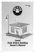 Lionel Train Orders Building Owner s Manual