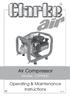 Air Compressor. Models: CFP9HND. Operating & Maintenance Instructions