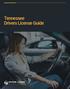 Tennessee Drivers License Guide