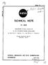 /v/v. z 4 TECHNICAL NOTE. j~k3- ,sclsl//-;cj D fp d/ F- NASA *TN D-1826 J. NATIONAL AERONAUTICS AND SPACE ADMINISTRATION WASHINGTON April 1963