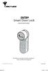ENTR. Smart Door Lock. Quick Start Guide. The full user manual can be found online at:   anges.indd 1 16-Aug-17 18:14:5
