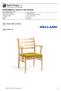 Pan Chair with armrest. Product