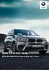 BMW X5 M AND X6 M. DEALER SPECIFICATION GUIDE JULY 2018.