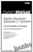 Banks Monster Exhaust 5 System Chevy/GMC 6.6L L5P Duramax