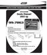 INSTALLATION INSTRUCTIONS FOR PART APPLICATIONS Honda Element 2003-up