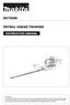 EH7500S PETROL HEDGE TRIMMER INSTRUCTION MANUAL