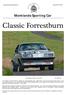 Monklands Sporting Car. Classic Forrestburn. Alex Graham s Firenza in class H21