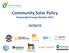 Community Solar Policy