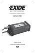 DIAGNOSTIC POWER SUPPLY WSC 720. user guide. 12 V/24 V lead acid batteries ah