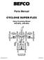 BEFCO. Parts Manual CYCLONE SUPER-FLEX. Gang Grooming Mower 412-SFL, 415-SFL. Manual B November 2010