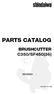 PARTS CATALOG BRUSHCUTTER C350/SF450(36)