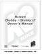 Noleen Chubby / Chubby LT Owner s Manual
