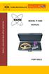 Portable Metal Detectors By: MODEL P-4000 MANUAL PORTABLE
