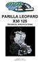 PARILLA LEOPARD X TECHNICAL SPECIFICATIONS