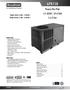GPH13H. Packaged Heat Pump. 13 SEER / R-410A 2 to 5 Tons. Cooling Capacity: 24,000-57,500 BTU/h Heating Capacity: 22,000-54,500 BTU/h