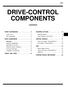 DRIVE-CONTROL COMPONENTS