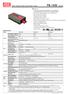 1000W Intelligent Single Output Battery Charger 27.6V 55.2V OUTPUT CURRENT 16 ~ 18V 32 ~ 35V 64.5 ~ 69.5V OVER VOLTAGE PROTECTION