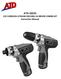 ATD V CORDLESS LITHIUM ION DRILL & DRIVER COMBO KIT Instruction Manual
