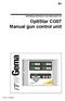 Operating instructions and spare parts list OptiStar CG07 Manual gun control unit