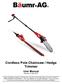 Cordless Pole Chainsaw / Hedge Trimmer