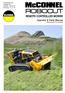 McCONNEL ROBOCUT REMOTE CONTROLLED MOWER. Operator & Parts Manual Machines 07/13 onwards