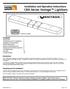 Installation and Operation Instructions 1200 Series Vantage Lightbars