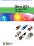 Based LED s Gesockelte LEDs LED à Culot