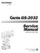 GS-2032 Service Manual