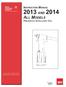 INSTRUCTION MANUAL 2013 AND