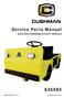 Service Parts Manual ELECTRIC POWERED UTILITY VEHICLE