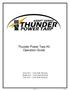 Thunder Power Tarp Kit Operation Guide
