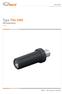 Data sheet. D-2011/05/ Date: 07/2013. Type TK4 CNG. CNG Fuelling Nozzle. for cars. WEH - We Engineer Hightech
