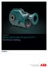 Catalog April Metric Motorized Torque-Arm II Technical catalog