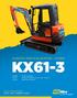KX61-3 KUBOTA MIDI-EXCAVATOR Midi Excavator Breaker OKB150 for U17-3a / KX Steel for OKB150