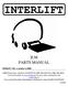 ILM PARTS MANUAL. INTERLIFT, INC. a member of MBB