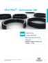 POLYPAC - Selemaster SM. Single Acting Compact Rod Seal With Anti-extrusion Ring Material: Rubber + Fabric Reinforced Rubber + POM
